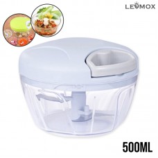 Mini Processador de Alimento Manual Portátil 500ml LEY-1935 Lehmox - Branco